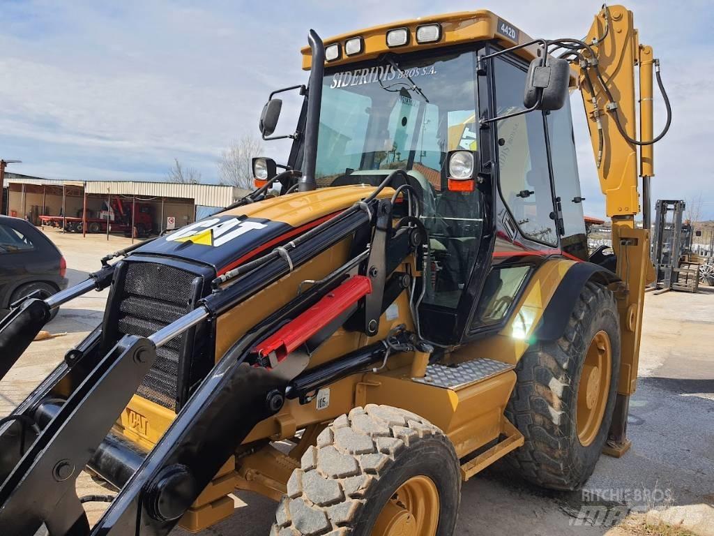 CAT 442 D 4x4 لوادر ذات جرافات عكسية