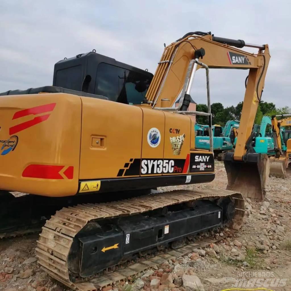 Sany SY135Cpro حفارات وسط 7 طن - 12 طن