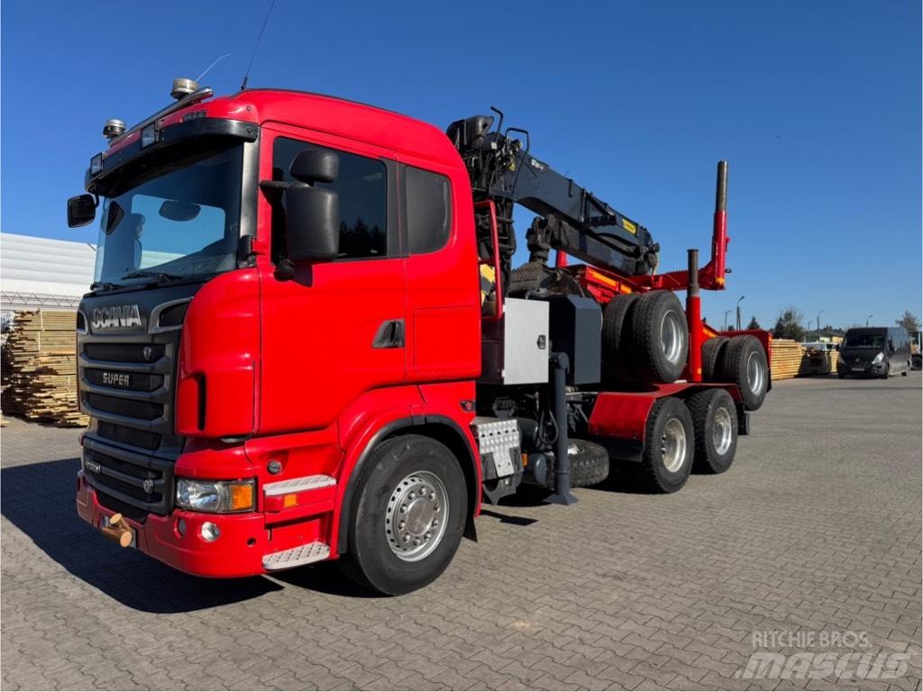 Scania R 560 شاحنات أشجار