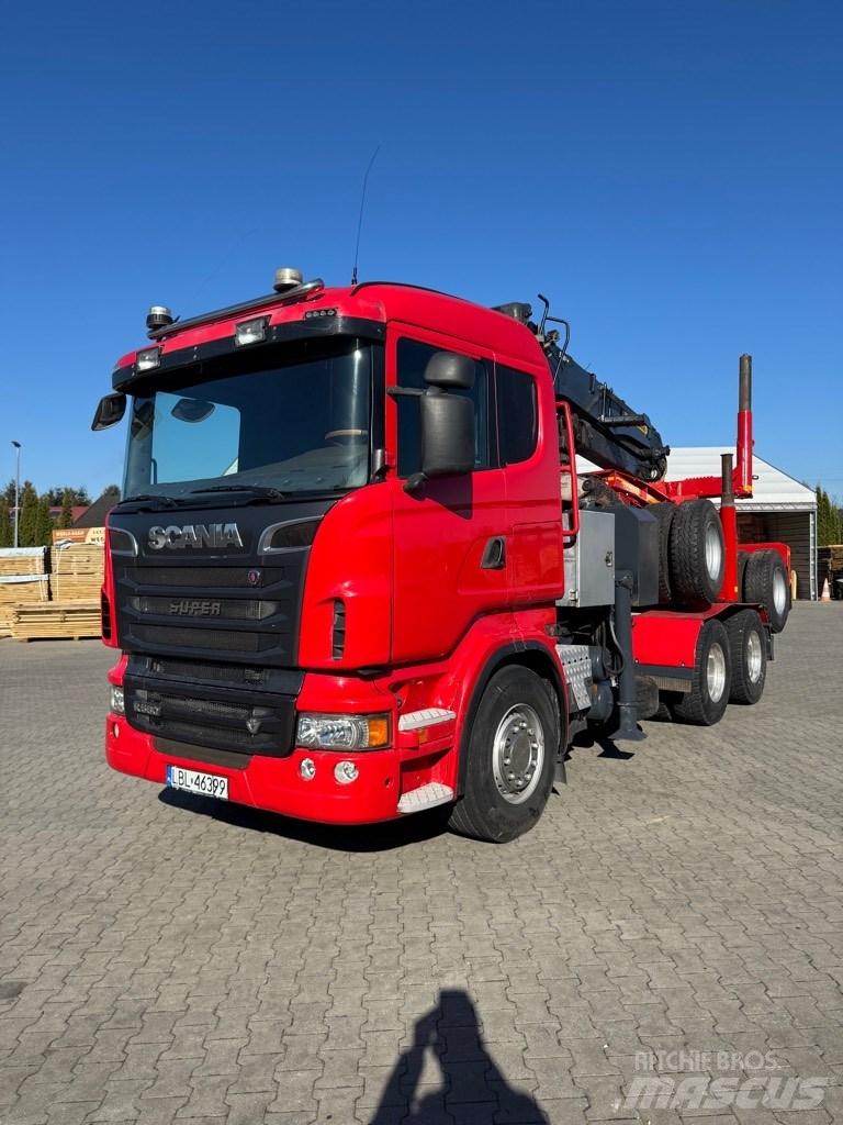 Scania R 560 شاحنات أشجار