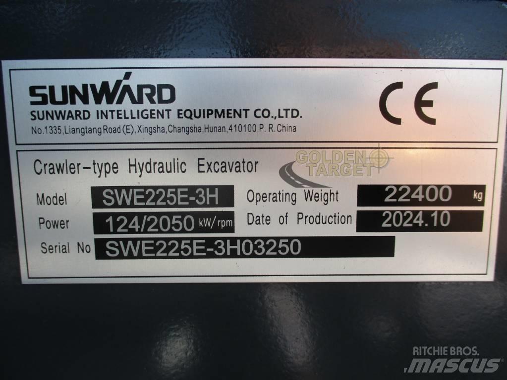 Sunward SWE 225E-3H حفارات زحافة