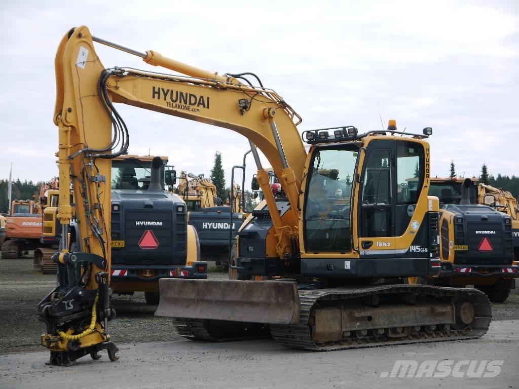 Hyundai R 145 LCRD-9 حفارات زحافة