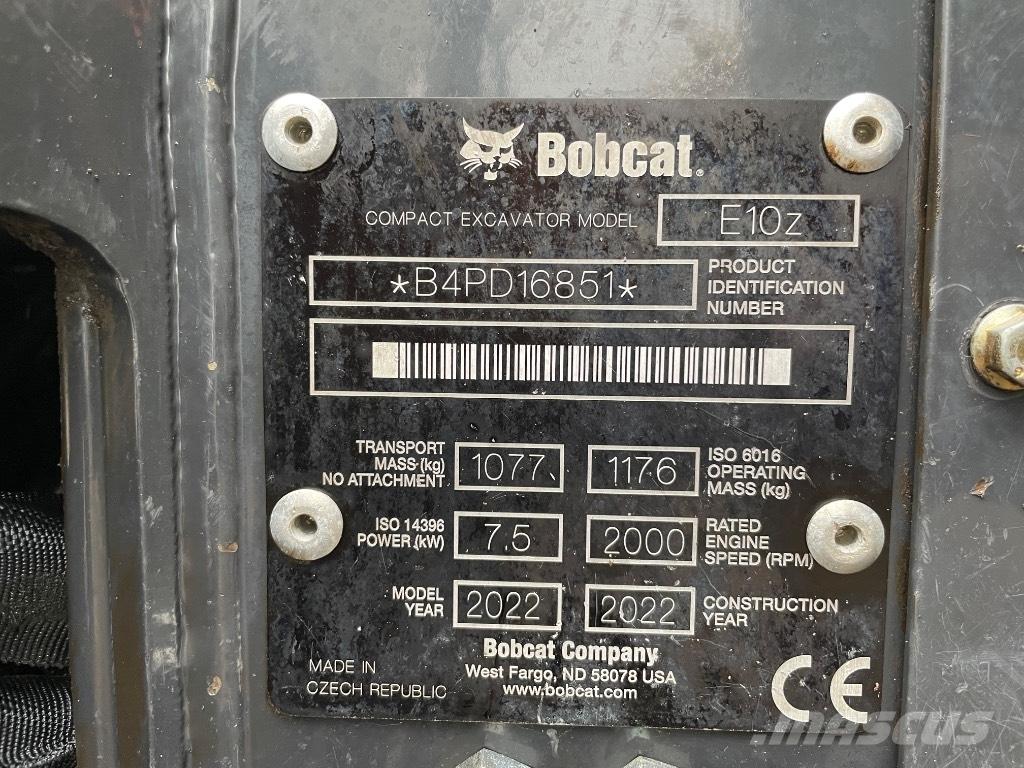 Bobcat E 10z حفارات صغيرة أقل من 7 طن (حفارات صغيرة)