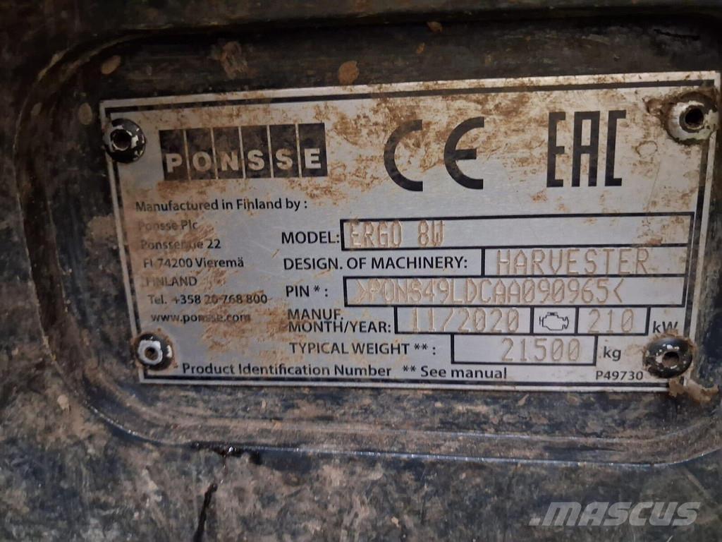 Ponsse Ergo 8W حصادات