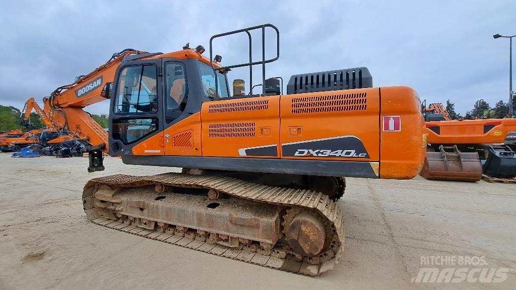 Doosan DX340LC-5 حفارات زحافة