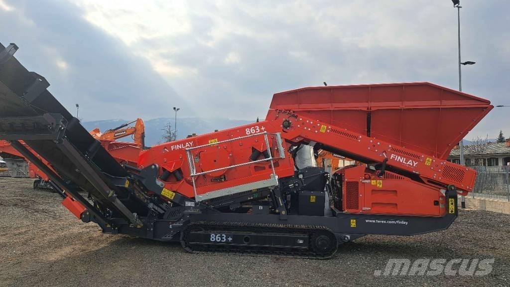 Terex Finlay 863 أجهزة فحص متنقلة