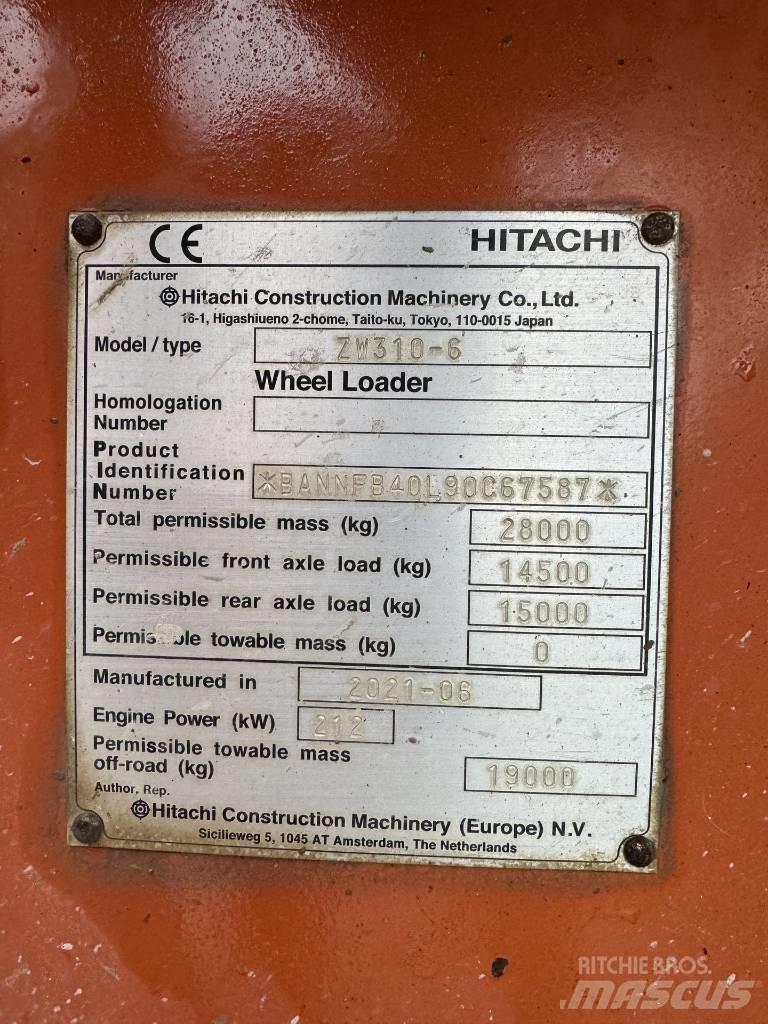 Hitachi ZW 310-6 لوادر بعجل