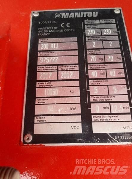 Manitou 200ATJ  RC رافعات سلة مفصلية