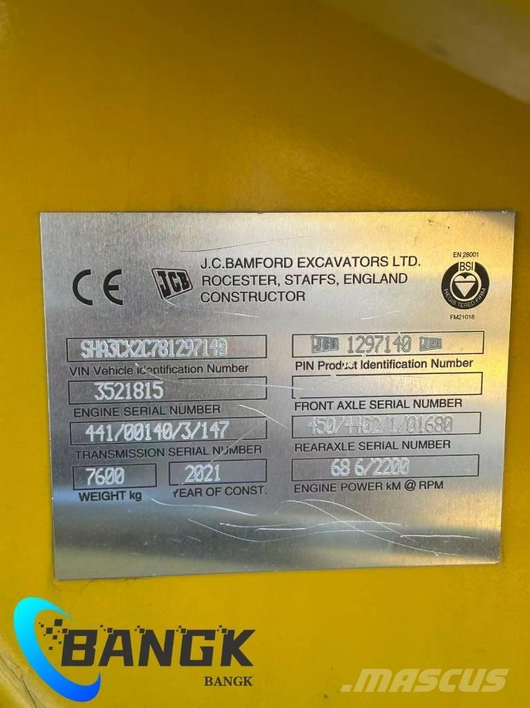 JCB 3 CX لوادر ذات جرافات عكسية