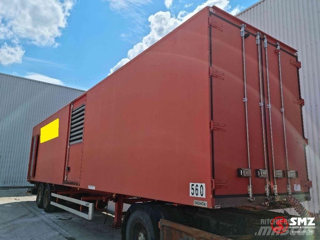 LAG Oplegger Box نصف مقطورات ذات هيكل صندوقي