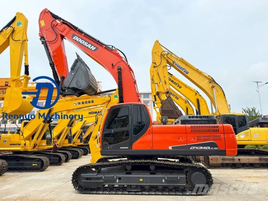 Doosan DX 340 حفارات زحافة