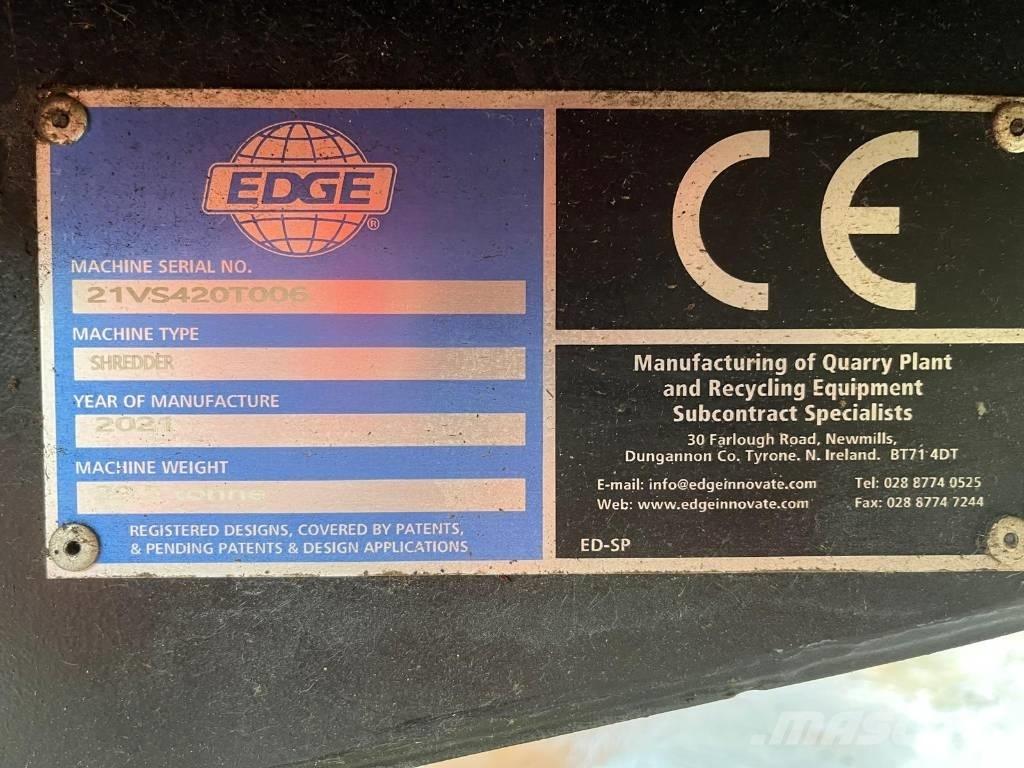 Edge VS420 آلات تمزيق المخلفات