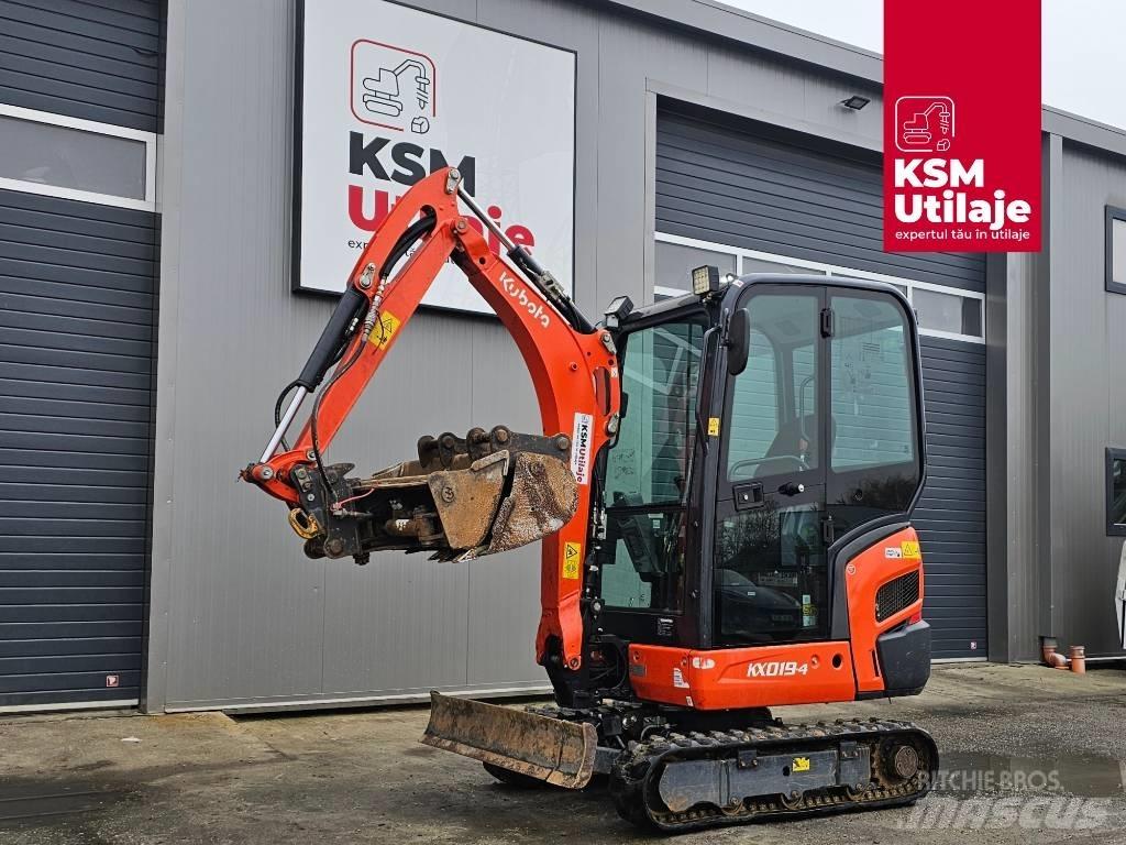 Kubota KX 019-4 حفارات صغيرة أقل من 7 طن (حفارات صغيرة)
