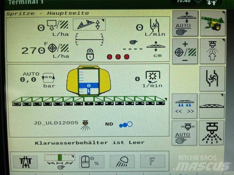 John Deere R740i الرشاشات
