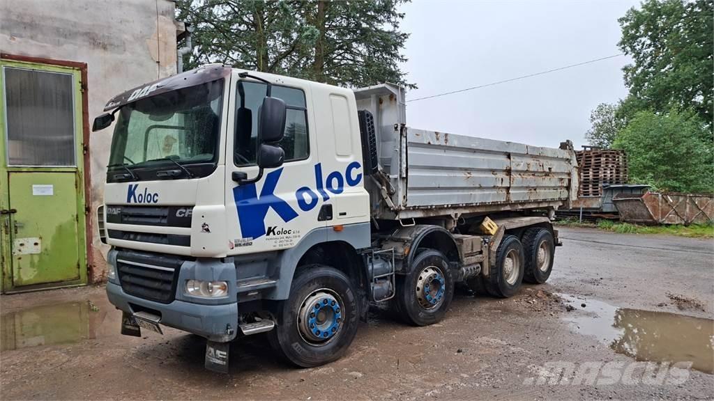 DAF CF 85.460 8X4 شاحنات مسطحة/مفصلية الجوانب