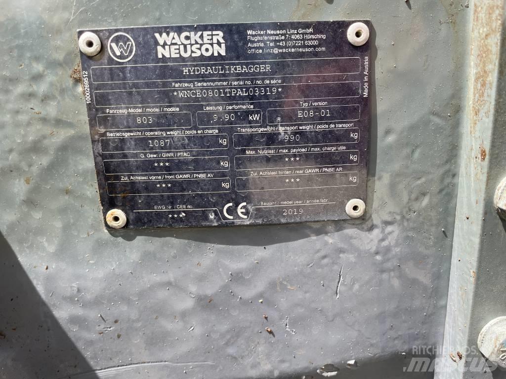 Wacker Neuson 803 حفارات صغيرة أقل من 7 طن (حفارات صغيرة)