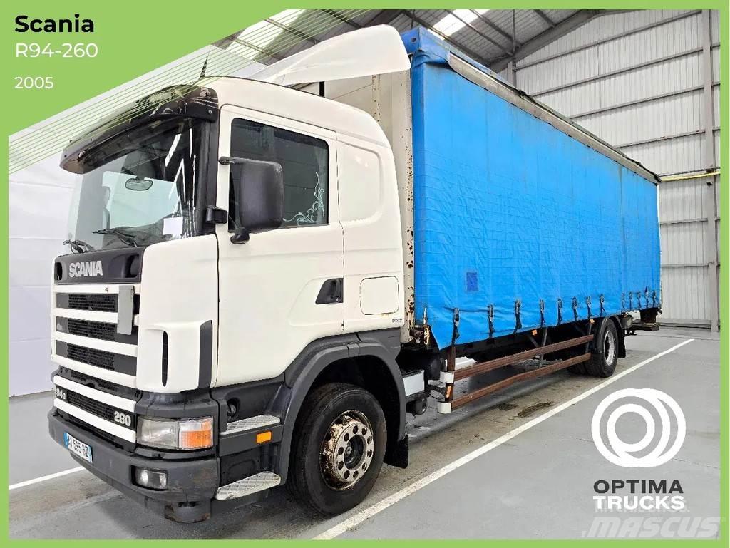 Scania R94-260 شاحنات بغطاء جانبي