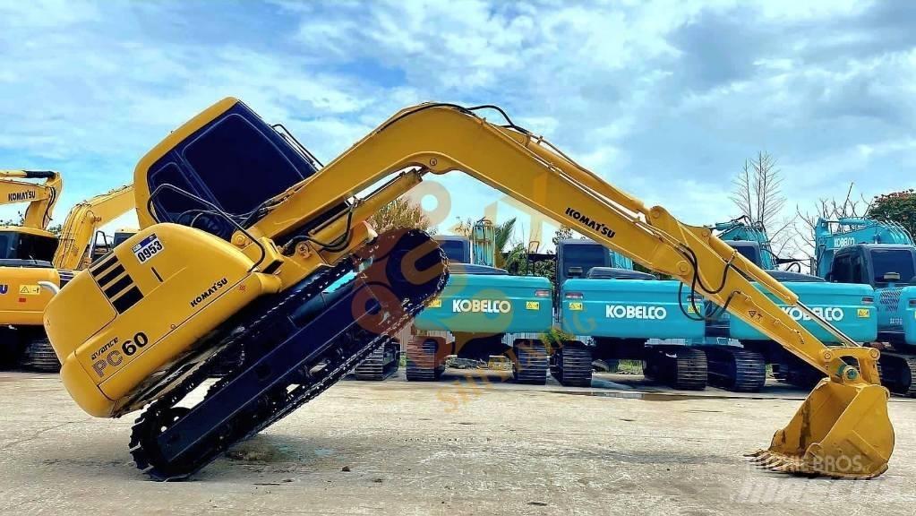 Komatsu PC 60 حفارات صغيرة أقل من 7 طن (حفارات صغيرة)