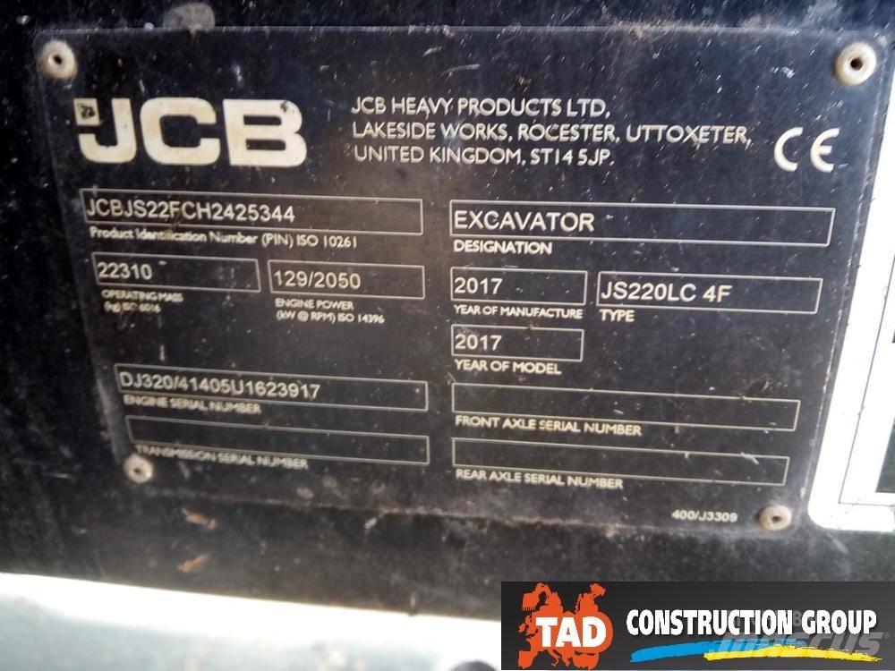 JCB JS 220 LC حفارات زحافة