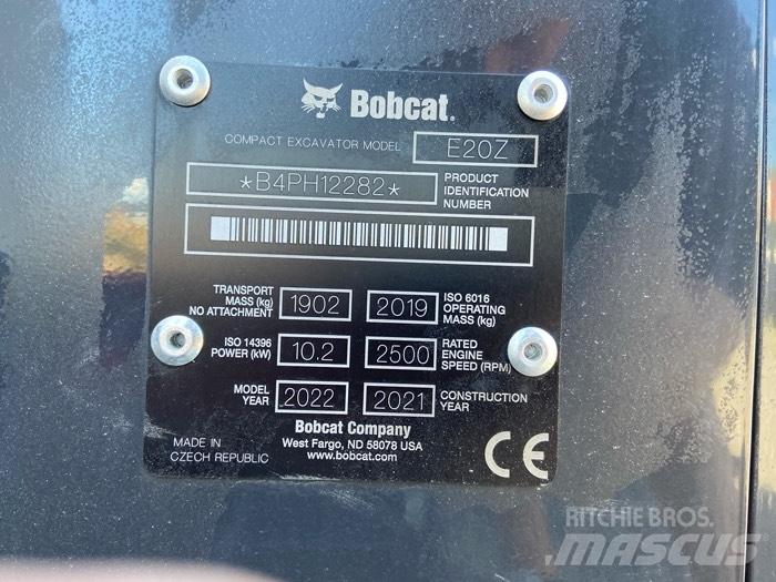 Bobcat E20z حفارات صغيرة أقل من 7 طن (حفارات صغيرة)