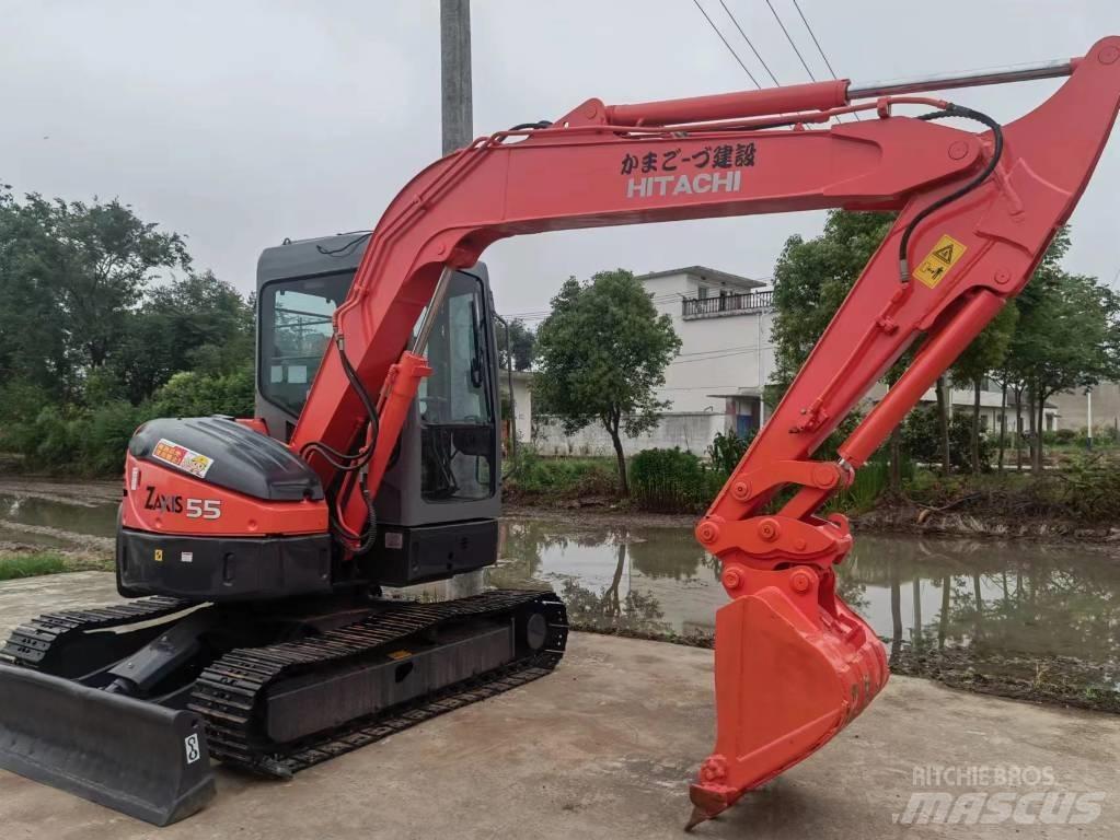 Hitachi ZX 55 UR حفارات صغيرة أقل من 7 طن (حفارات صغيرة)