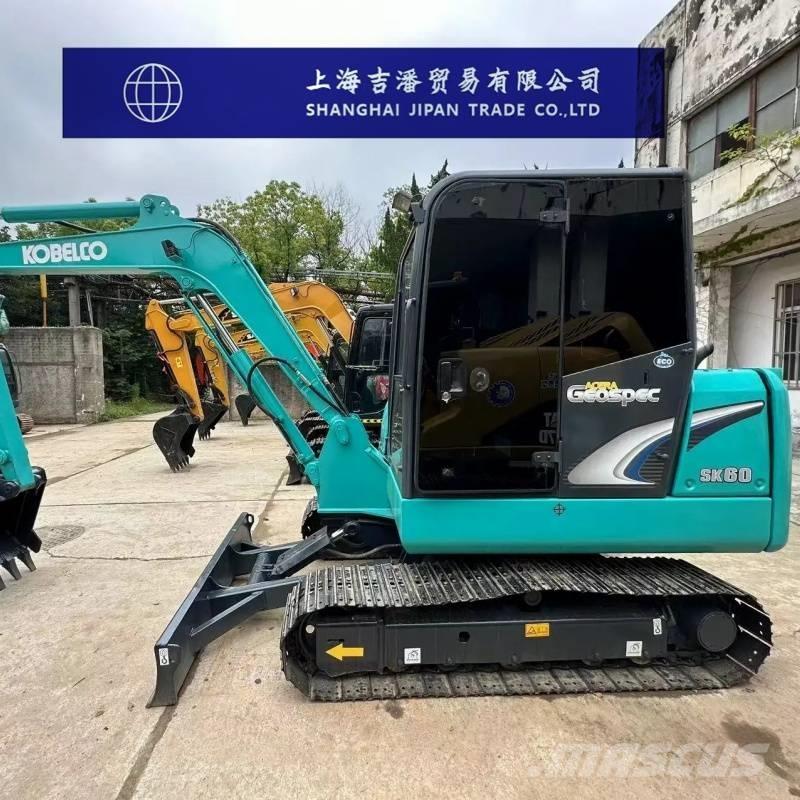 Kobelco sk60 حفارات صغيرة أقل من 7 طن (حفارات صغيرة)