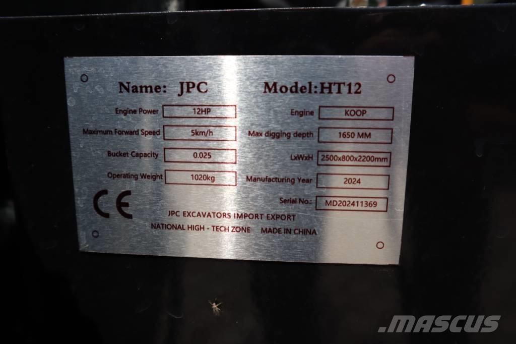 JPC HT12 حفارات صغيرة أقل من 7 طن (حفارات صغيرة)