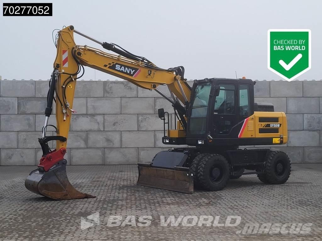 Sany SY155 W حفارات بعجل