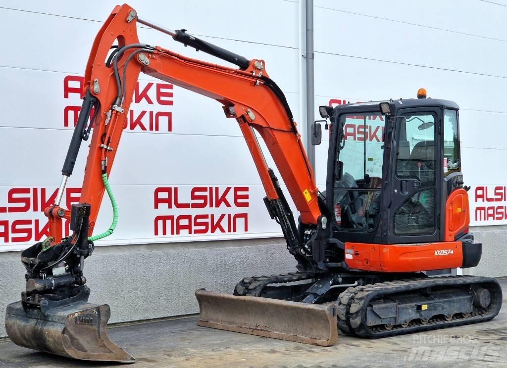 Kubota KX 057-4 حفارات صغيرة أقل من 7 طن (حفارات صغيرة)
