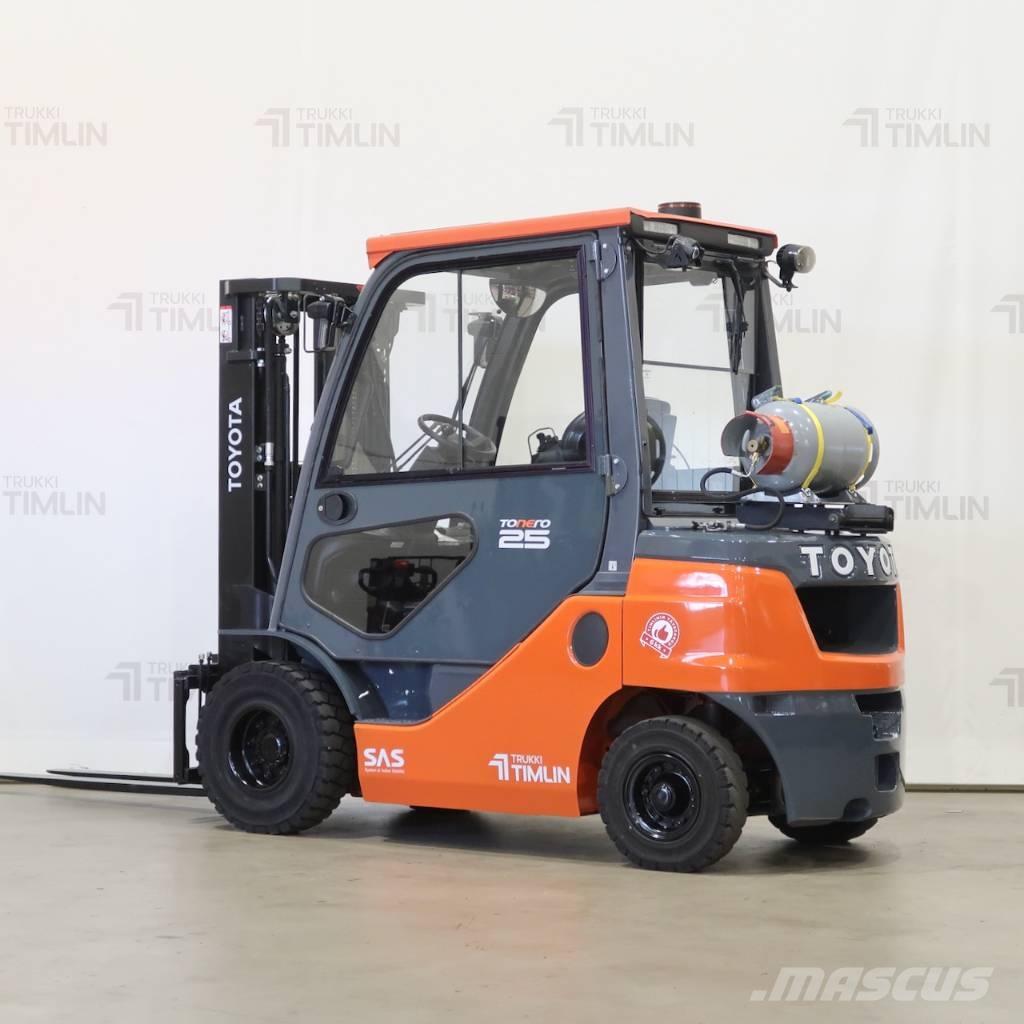 Toyota 02-8FGF25 شاحنات LPG
