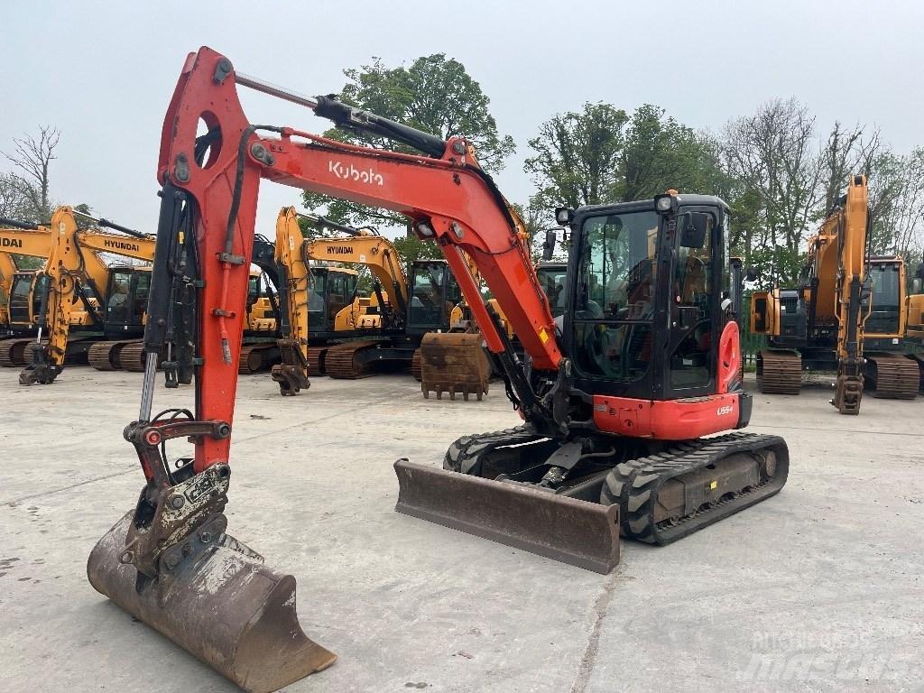 Kubota U 55-4 حفارات صغيرة أقل من 7 طن (حفارات صغيرة)