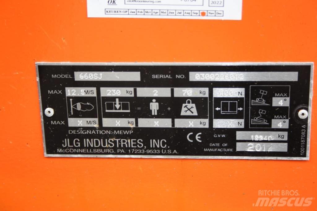 JLG 660 SJ رافعات سلة تلسكوبية