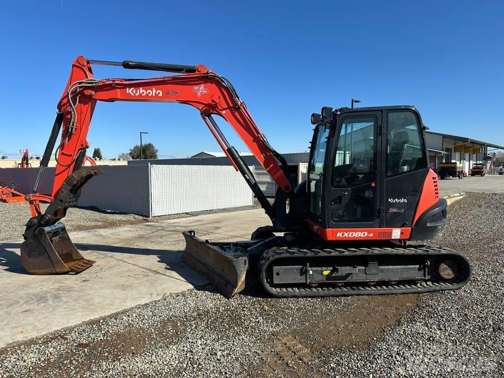 Kubota KX 080-4 حفارات صغيرة أقل من 7 طن (حفارات صغيرة)