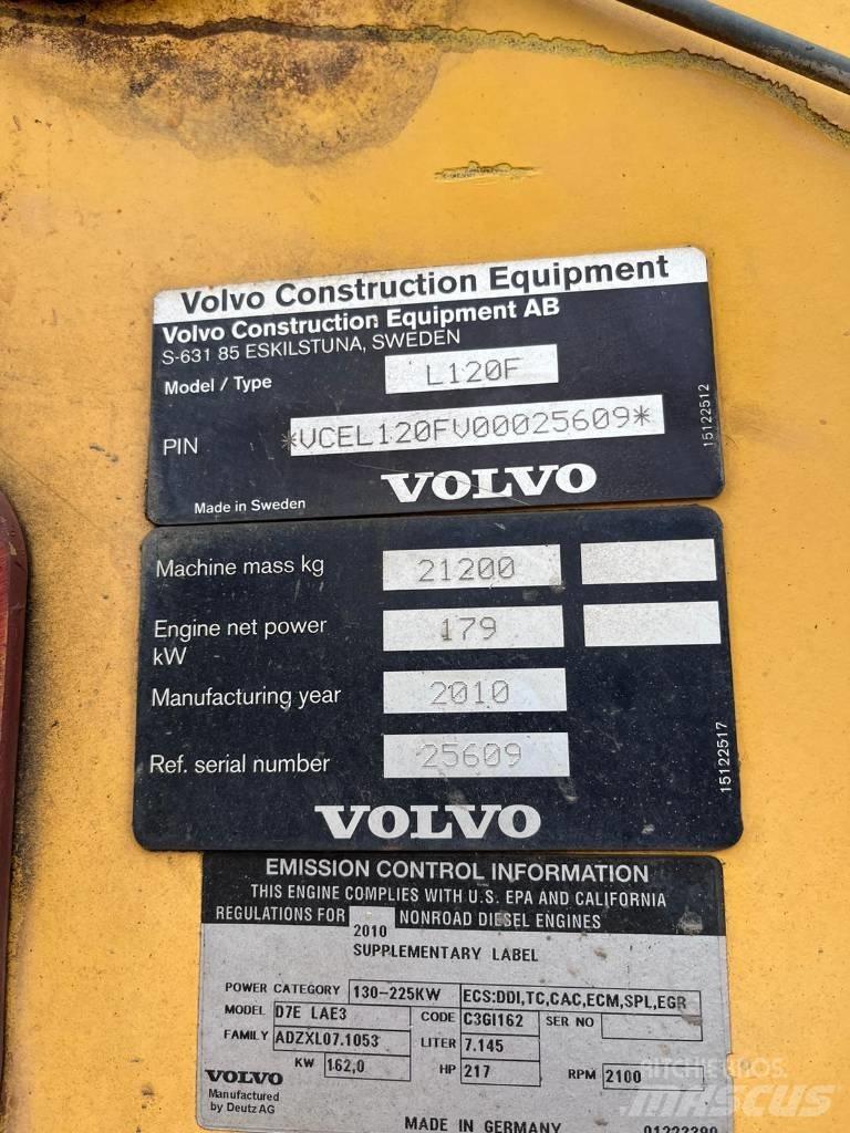 Volvo L 120 F لوادر بعجل