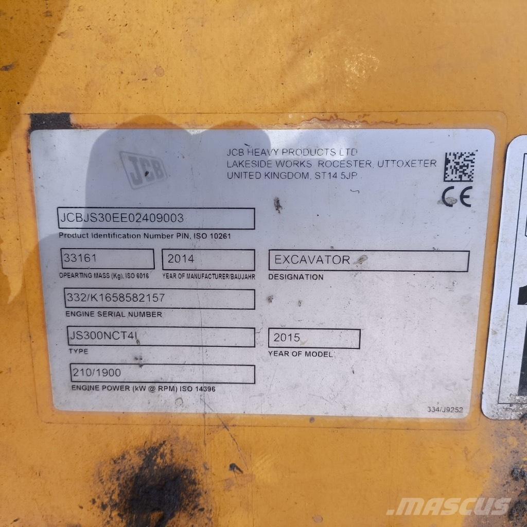 JCB JS 300 حفارات زحافة