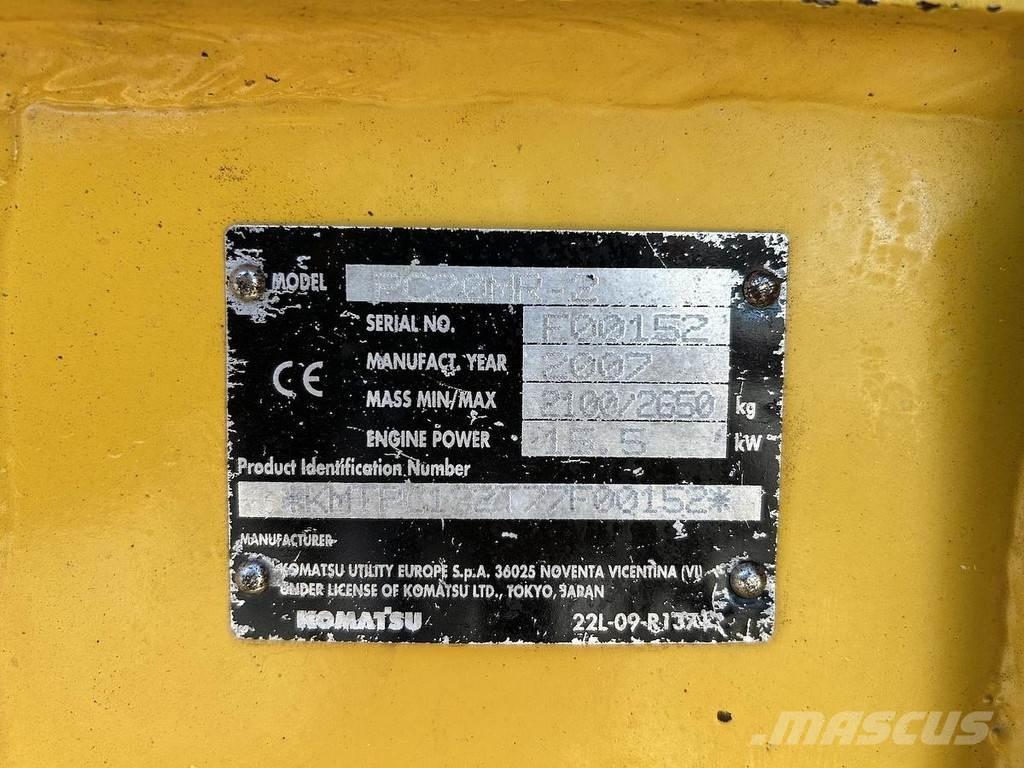 Komatsu PC20MR-2 حفارات صغيرة أقل من 7 طن (حفارات صغيرة)