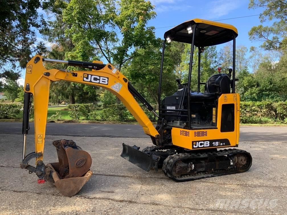 JCB 18 Z-1 حفارات صغيرة أقل من 7 طن (حفارات صغيرة)