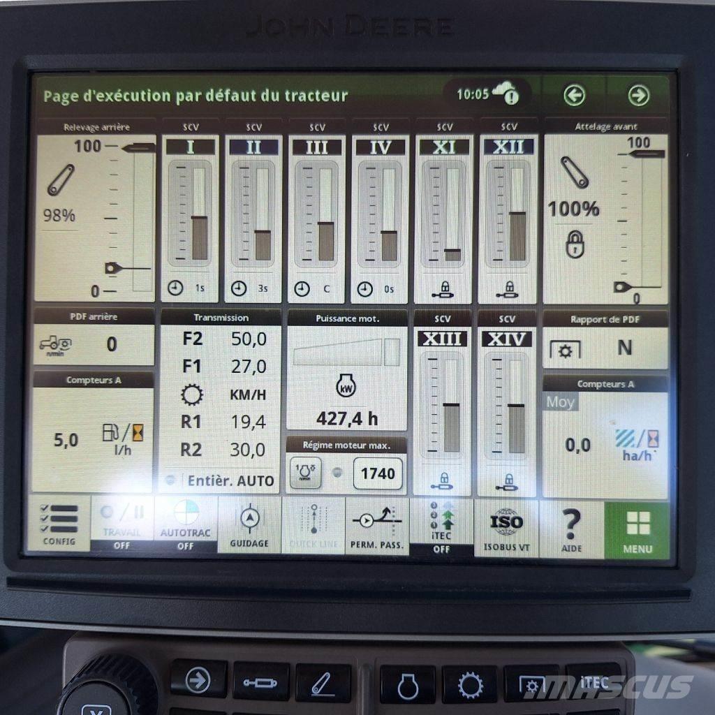 John Deere 6R155 الجرارات