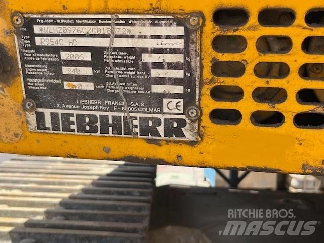 Liebherr R 954C  HD حفارات بعجل