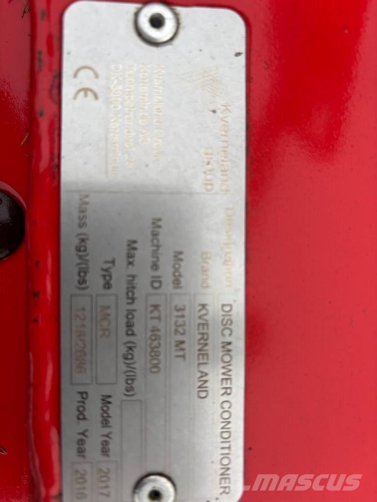 Kverneland 3132 MT جزازات مكيفات