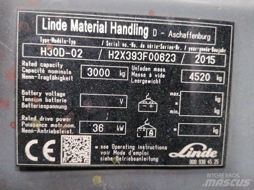 Linde H30D-02 شاحنات الديزل