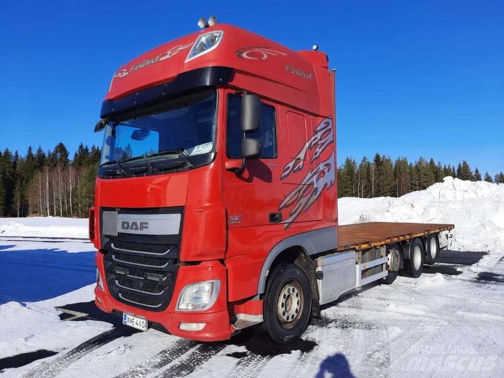 DAF XF460 شاحنات مسطحة/مفصلية الجوانب