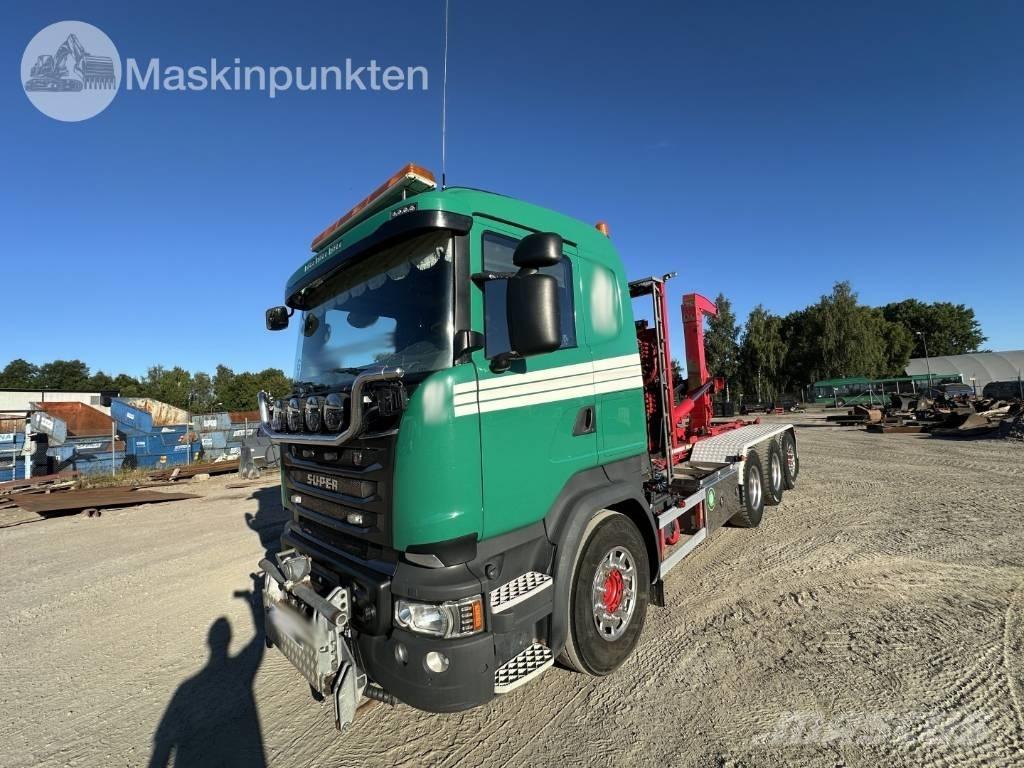 Scania R 580 LB شاحنات الرافعات الخطافية