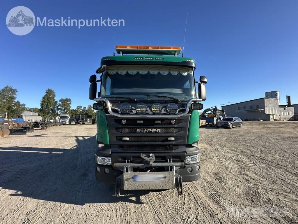 Scania R 580 LB شاحنات الرافعات الخطافية