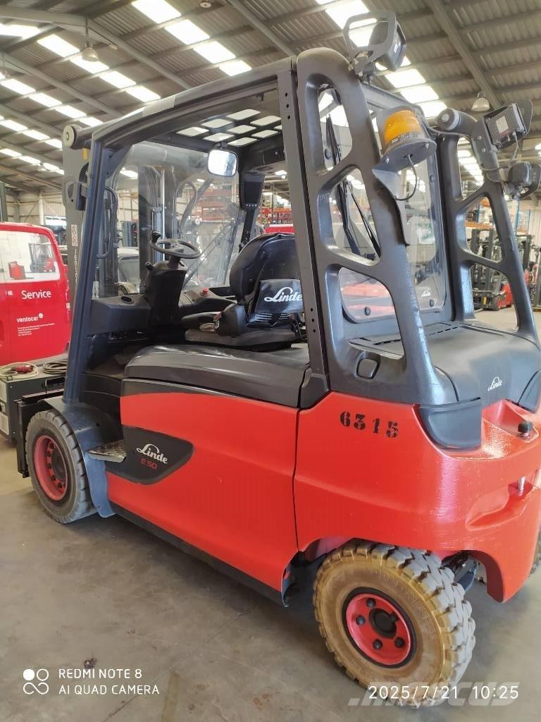 Linde E50/600 L شاحنات ذات رافعات شوكية تعمل بالكهرباء