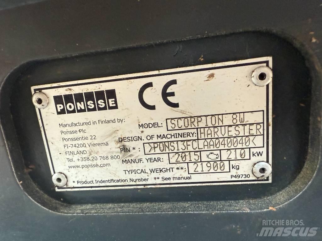 Ponsse SCORPION 8W حصادات