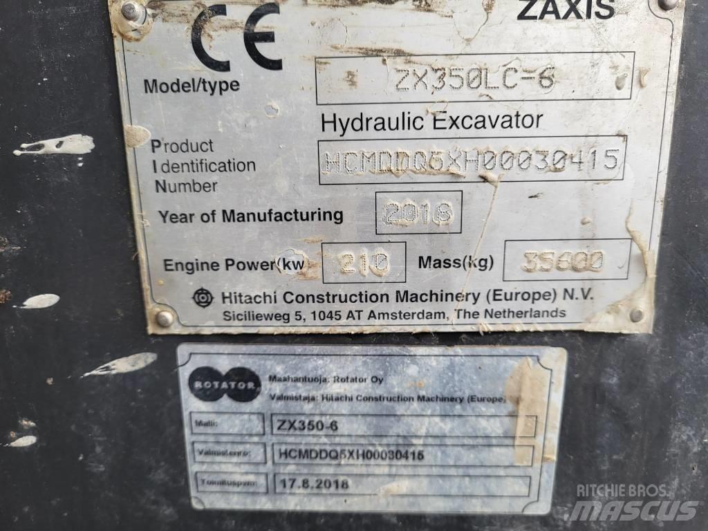 Hitachi ZX 350 LC-6 حفارات زحافة