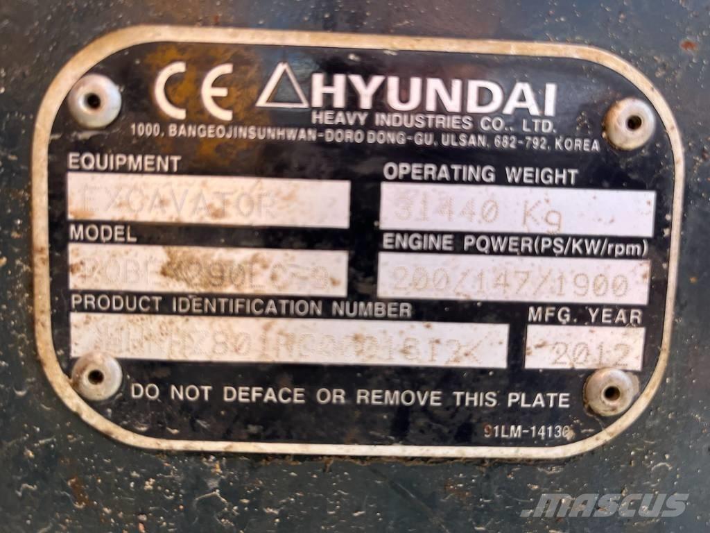 Hyundai Robex 290-9 حفارات زحافة