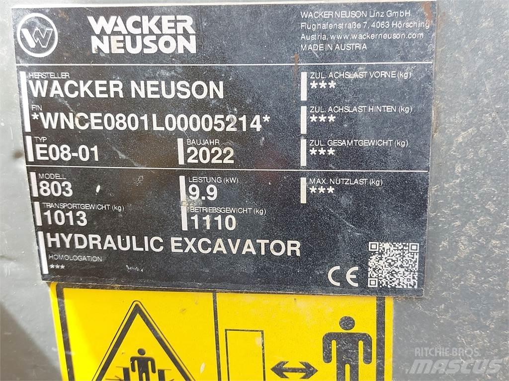 Wacker Neuson 803 حفارات زحافة