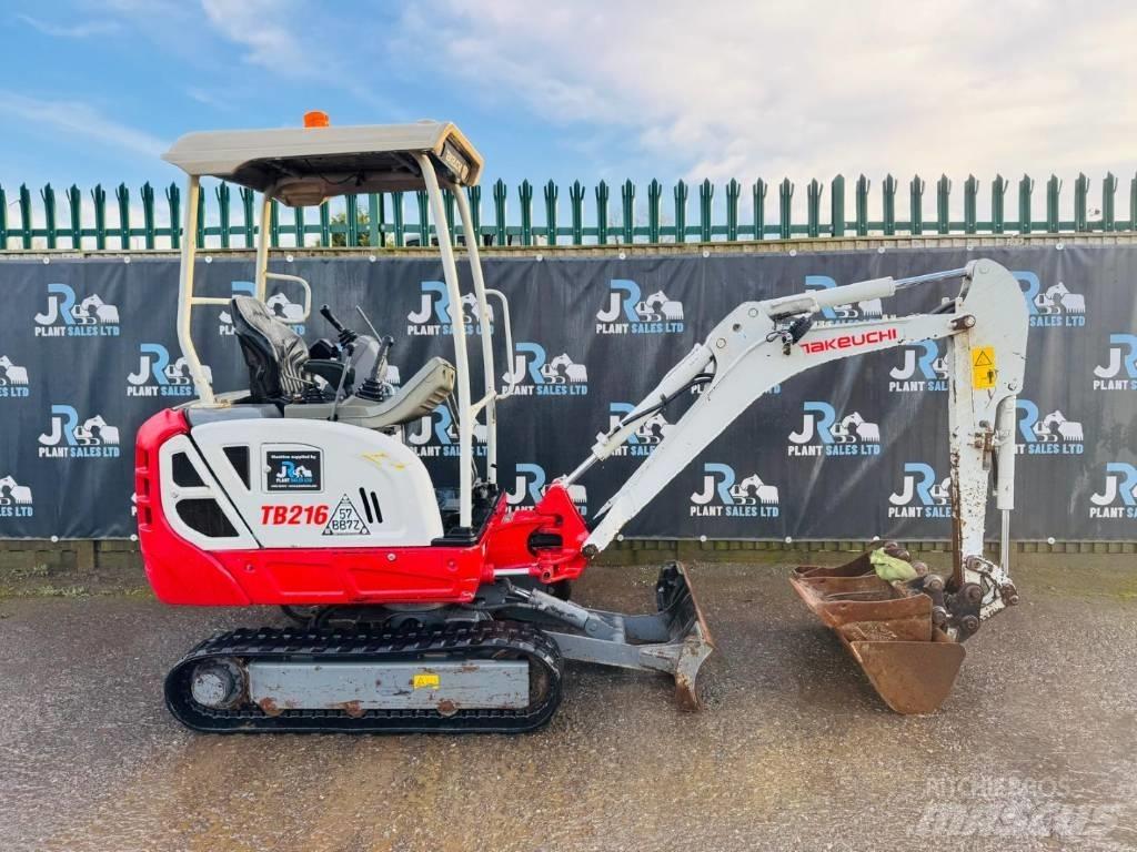 Takeuchi TB 216 حفارات صغيرة أقل من 7 طن (حفارات صغيرة)